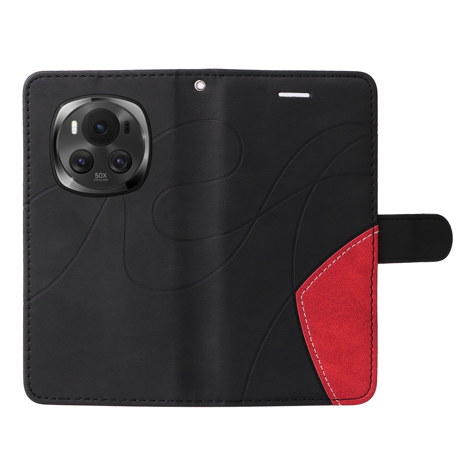 KT Leather Series-1 For Honor Magic6 5G Case Dual-Color Splicing Magnetic Clasp Stand Phone Cover KT Leather Series-1 For Honor Magic6 5G Case Dual-Color Splicing Magnetic Clasp Stand Phone Cover